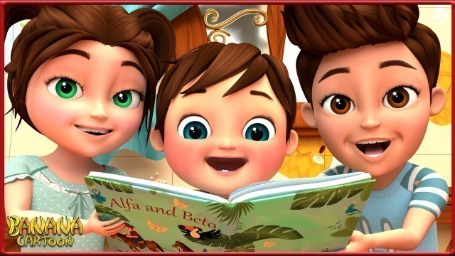 'Food Your Brain +More | Banana Cartoon Sign Language For Kids - Nursery Rhymes | ASL'
