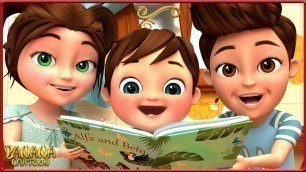 'Food Your Brain +More | Banana Cartoon  Sign Language For Kids - Nursery Rhymes | ASL'