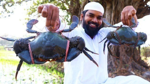 'King Size Crab Masala Curry || Maharashtra Style Crab curry || Crab Cutting Skills || Nawabs Kitchen'