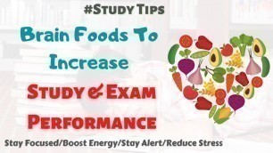 'How To Increase Brain Power | With Best Brain Foods |  Boost Your Study & Exam Performance | #shorts'