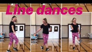 'Line dances for Seniors and Beginners - Electric Slide, Cupid Shuffle, and more!'