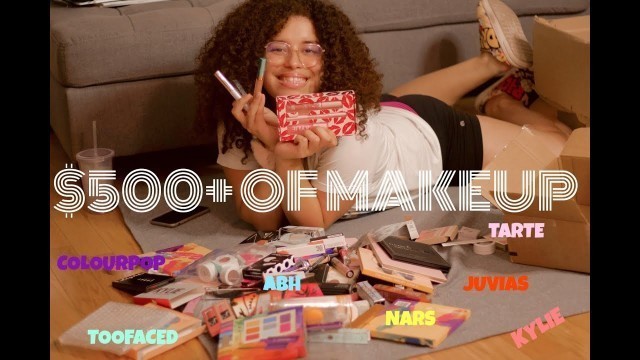 'UNBOXING $500+ WORTH OF MAKEUP - My \"Youtuber Starter Kit\" | Taina Ivette'