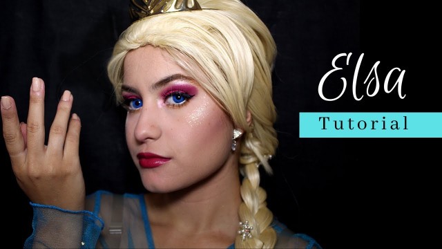 'Elsa Makeup Tutorial❄️ll HAPPY BLONDE'