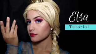 'Elsa Makeup Tutorial❄️ll HAPPY BLONDE'