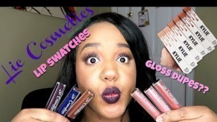 '♡ Kylie Lipgloss Dupe? Lic Cosmetics Creme Lipgloss and Liquid Lipstick'