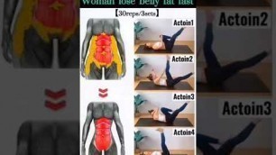 'Women Lose Belly Fat Fast #shorts #fatloss #exercise #youtubeshorts #fitindia #fitness #girlsfitness'