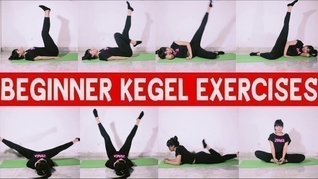 '8 BEGINNER (KEGEL) EXERCISE TABATA WORKOUT AT HOME FOR WOMEN'