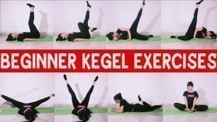 '8 BEGINNER (KEGEL) EXERCISE TABATA WORKOUT AT HOME FOR WOMEN'