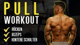 'So bekommst du einen breiteren Rücken! Komplettes Rücken & Bizeps Workout'