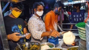 'PULKA MAKING | Night Food Court | Vijayawada Street Food'