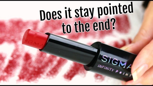 'Sigma Infinity Point Lipsticks | THE MAKEUP BREAKUP'