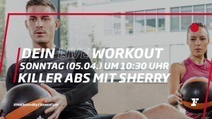 'Fitness First Live Workout - Killer Abs mit Sherry'