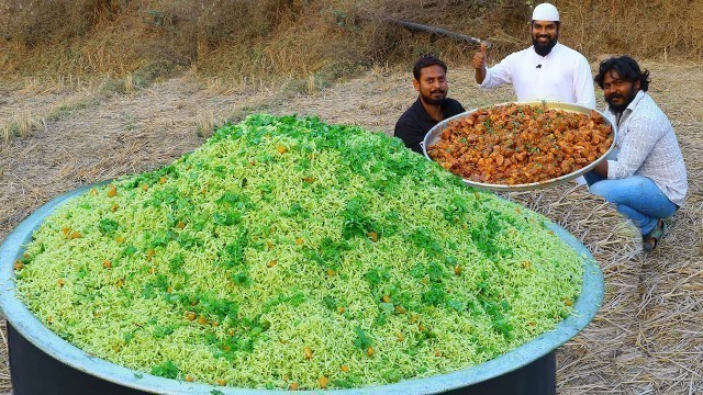 'Green Coriander Rice With Chicken Fry || Yummy Coriander Rice Recipe || Nawabs Kitchen'