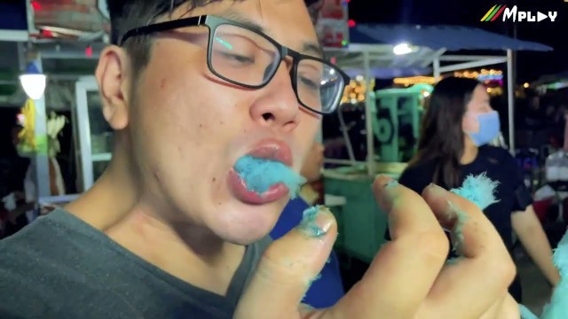 'Night Street Food Market in Jetty/ Yangon Botahtaung'