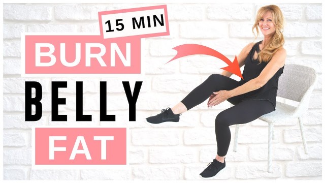 'Lose Belly Fat Sitting Down | AB WORKOUT For Women Over 50!'