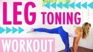 'Leg Toning Workout | 