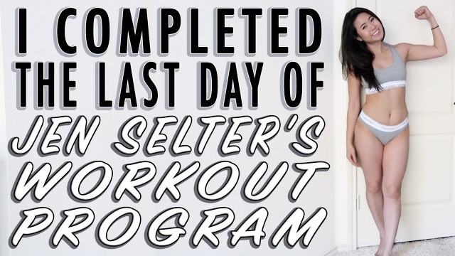 'I Completed 8 Weeks of JEN SELTER\'S Bikini Body Challenge Workout Program | My Body Transformation'