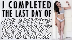 'I Completed 8 Weeks of JEN SELTER\'S Bikini Body Challenge Workout Program | My Body Transformation'