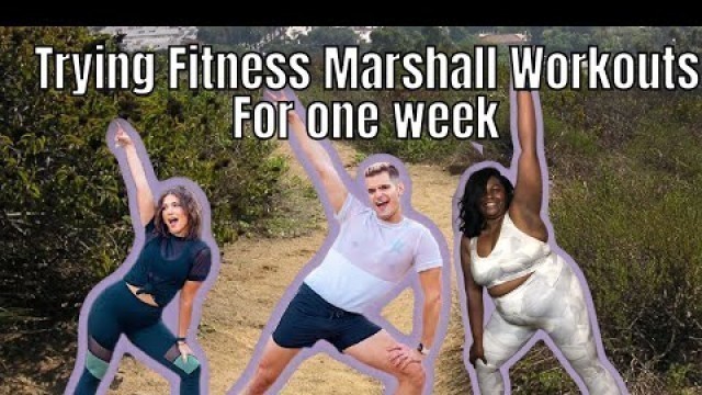 'I tried Fitness Marshall Workouts for one week | Fitmas Ep. 4 | dance workouts for weight loss'