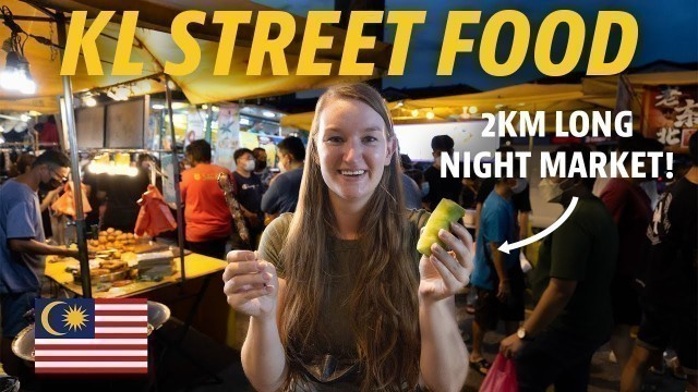'KUALA LUMPUR STREET FOOD TOUR | We tried Malaysian food at the Taman Connaught Night Market'