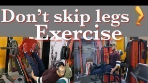 'Gaining series start first workout Legs exercises#gains #barbell #dumbbell #rameyfitness'