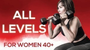 '20-Min No Repeat Workout with Weights for Women Over 40'