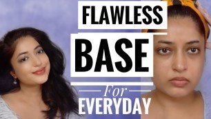 'Get perfectly FLAWLESS FOUNDATION BASE for everyday look | oily skin'