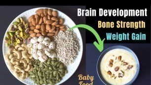 'Baby Food | Brain Development, Bone Strength & Weight Gaining Food for 8M+ Babies | Fusion Cooking'
