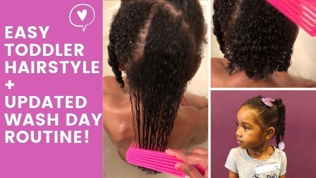 'Easy Toddler Hairstyle + Updated Wash Day Routine | Eden Bodyworks Kids - Natural Hair'