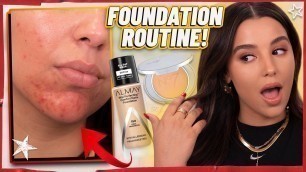 'HOW I COVER MY ACNE AND BLEMISHES USING AFFORDABLE MAKEUP *Acne Coverage Foundation Routine*'