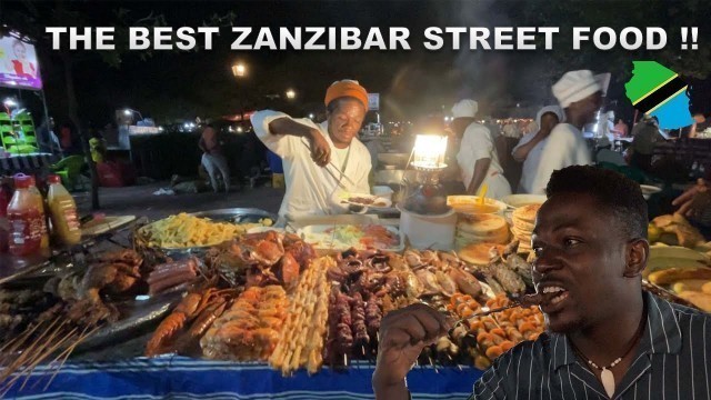 'The BEST Zanzibar street food at Forodhani Night Food Market in Stonetown'