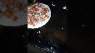 'vegetable mix uttapam / street food /late night food #shorts'
