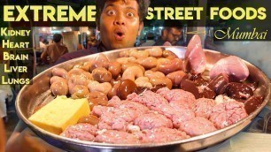 'Kidney, Heart, Liver and Best Goat Brain | Extreme Street food of Mumbai'