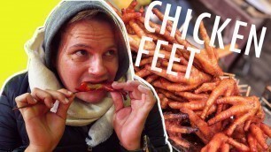 'Vietnamese night market street food -  |Eating Chicken feet!!| Amazing Places in North Vietnam'
