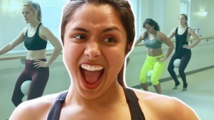 'Women Try Ballet Fitness For The First Time'