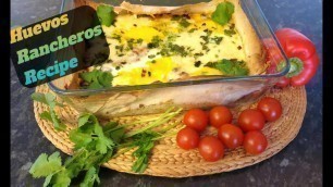 'How to make Huevos Rancheros | spicy Mexican egg | tasty Mexican egg for breakfast'