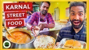 'Night Street Food in Karnal | Veggie Paaji'