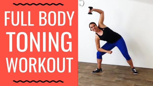 '20 Minute Toning Body Workout for Women - Body Toning Exercises – With Dumbbells'