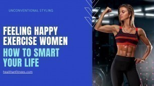 'feeling happy exercise women 2020 fitness'