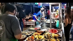 'Amazing Night Market Also The Longest Street Food In Penang | Bayan Lepas, Malaysia Street Food'