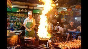 '[4K] Bangkok Chinatown or Yaowarat Road night street food, Bangkok'