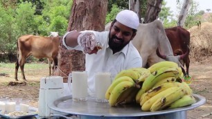'Delicious Banana Milkshake ||Oldage Home|| Nawabs kitchen'