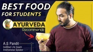 'EAT this 21 DAYS | Super BRAIN Food for STUDENTS | Ayurveda Recommended