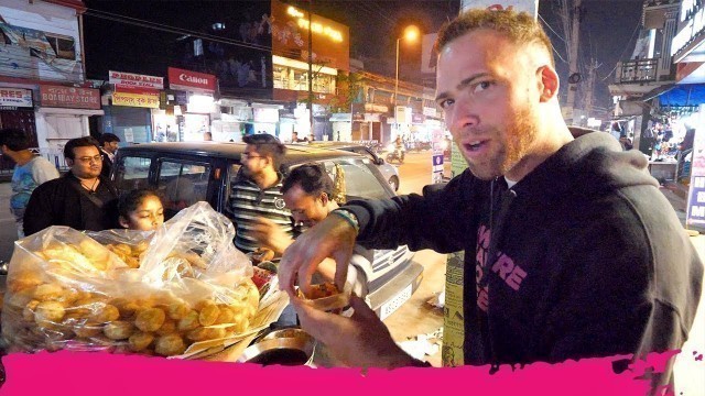 'Indian STREET FOOD Tour at Night - Momos, Vada Pav & Chicken Tandoori | Jorhat, Assam, India'