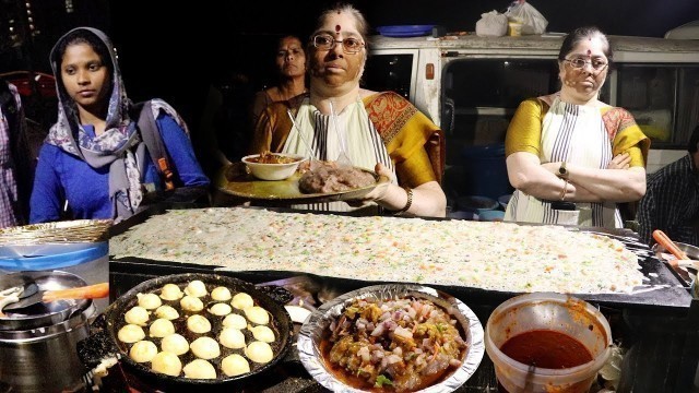 'Best Night Time Food In Kukatpally | Tasty Street Food In Hyderabad | #NightStreetfood | Telugu Adda'