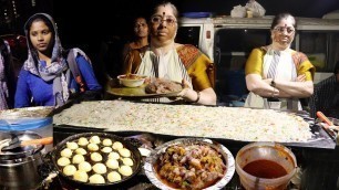 'Best Night Time Food In Kukatpally | Tasty Street Food In Hyderabad | #NightStreetfood | Telugu Adda'