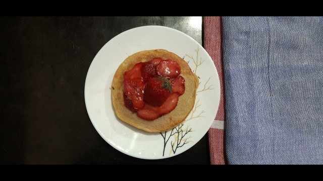 'Homemade Whole Wheat Pancakes | No Egg | No Maida | Quick Breakfast / Snack Recipe'