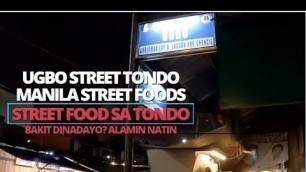 'Foodtrip Ugbo Tondo | Street food Manila | Manila night food market | Budget foodtrip sa Manila'