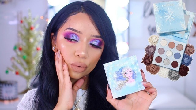 'MAKEUP MONDAY | FROZEN II X COLOURPOP ELSA PALETTE TUTORIAL | WINTER MAKEUP 2019'