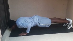 'My first #fitness#(exercise) video.'